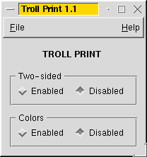 Screenshot of Troll Print 1.1 (English)