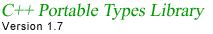 C++ Portable Types Library (PTypes) Version 1.7